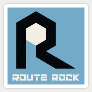 Route Rock Railfan Shirt Magnet